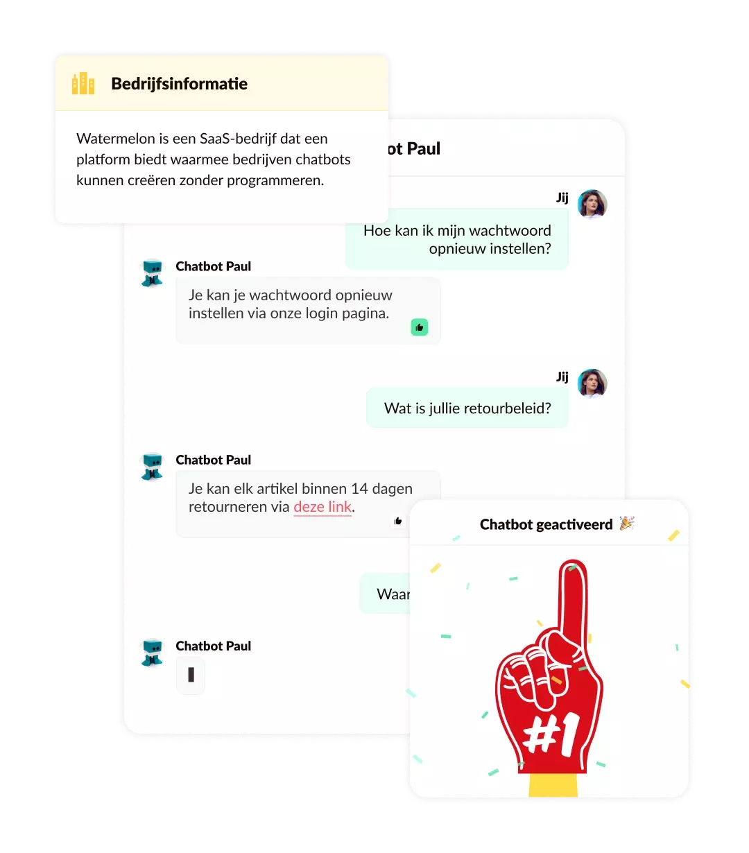 AI agent builder interface